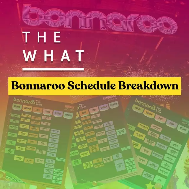 2026 Bonnaroo Schedule Deep Dive with John (EDM, Conflicts, Must-Sees)