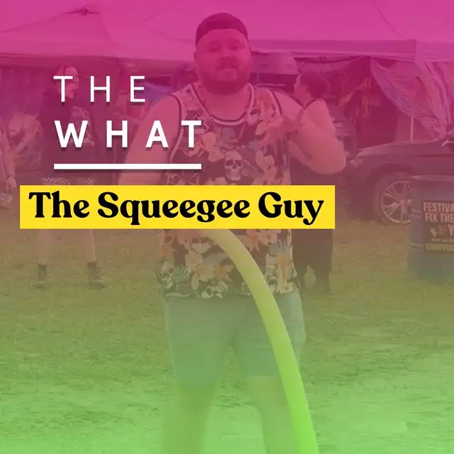 The Bonnaroo Squeegee Guy Has a Story You Haven't Heard